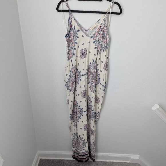 Lovestitch Women's Thin Strapped V-Neck Maxi Dress, Small/Medium - Picture 3 of 6